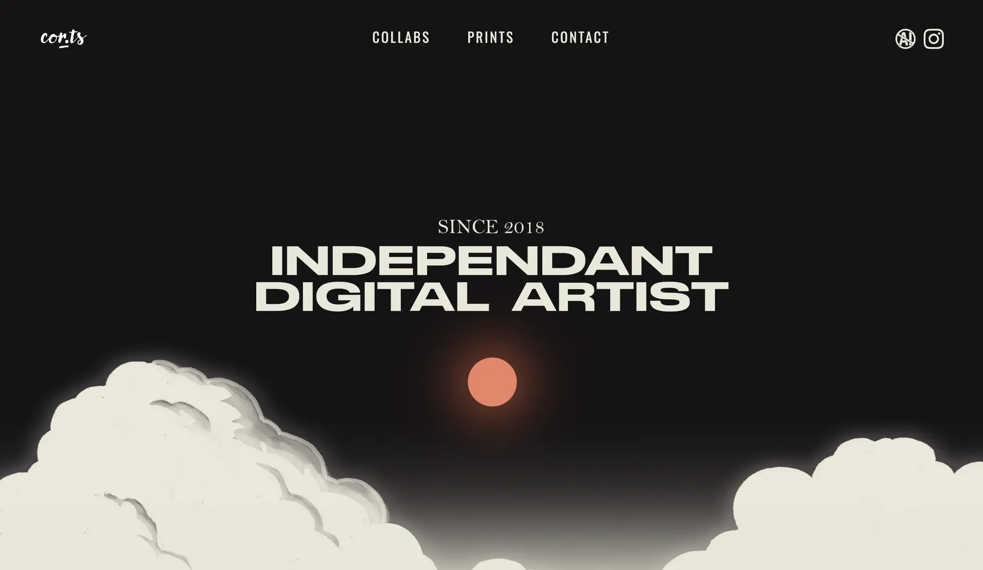 Portfolio web Cor.ts — graphiste illustrateur, site sur-mesure